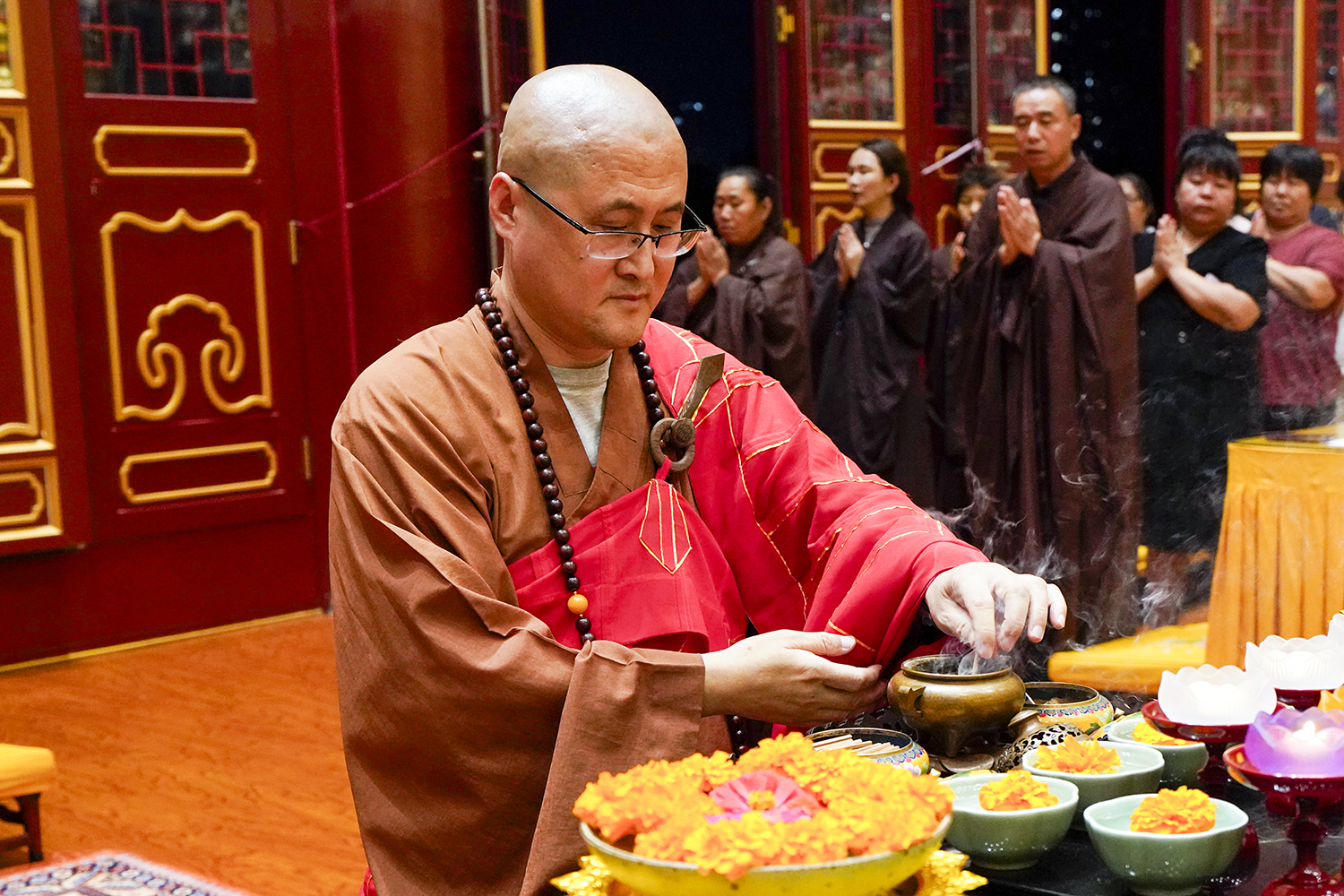 月光三昧 普照乾坤 | 冀州道安寺甲辰年中秋供月法会圆满